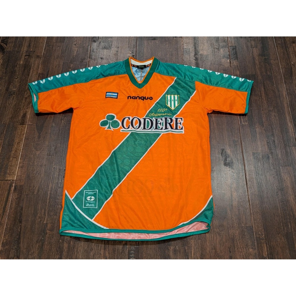 Nanque Inaction International Soccer Jersey Mens 2XL‎ Orange 110 Aniversario